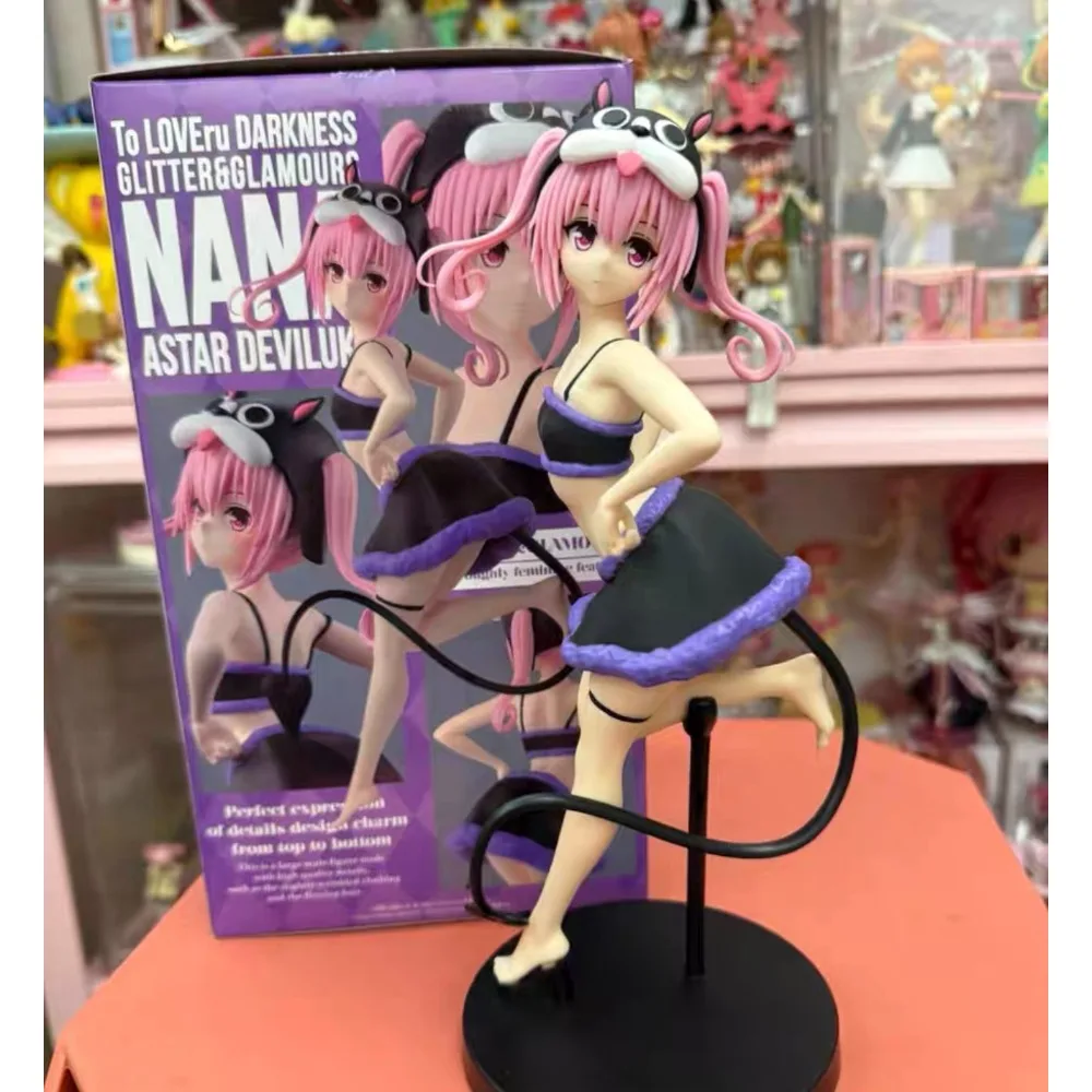Фото В наличии: Фигурка Bandai Banpresto To Love Ru Darkness Nana Astar Deviluke GLITTER&GLAMOURS, ПВХ, аниме-модель, игрушка, подарок №2