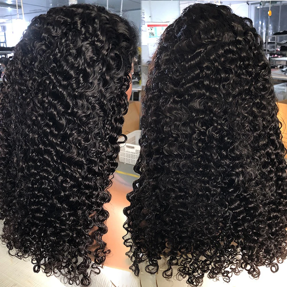 Фото Парик Pixie Curly Wear and Go из бразильских натуральных волос, без клея, оптом, с HD-основой из полного кружевного фронта для женщин №4