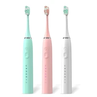 sfeel smart sonic electric toothbrush 15 modes adult kid rechargeable whitening ipx7 waterproof timer usb type c p4sb