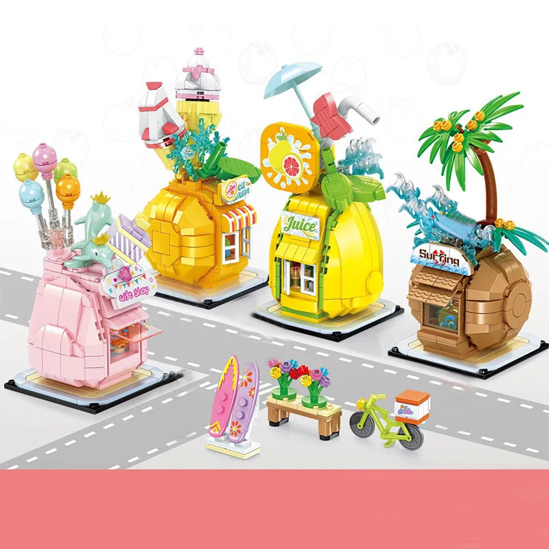 

Креативный дом с изображением грейпфрутов из серии «улица»