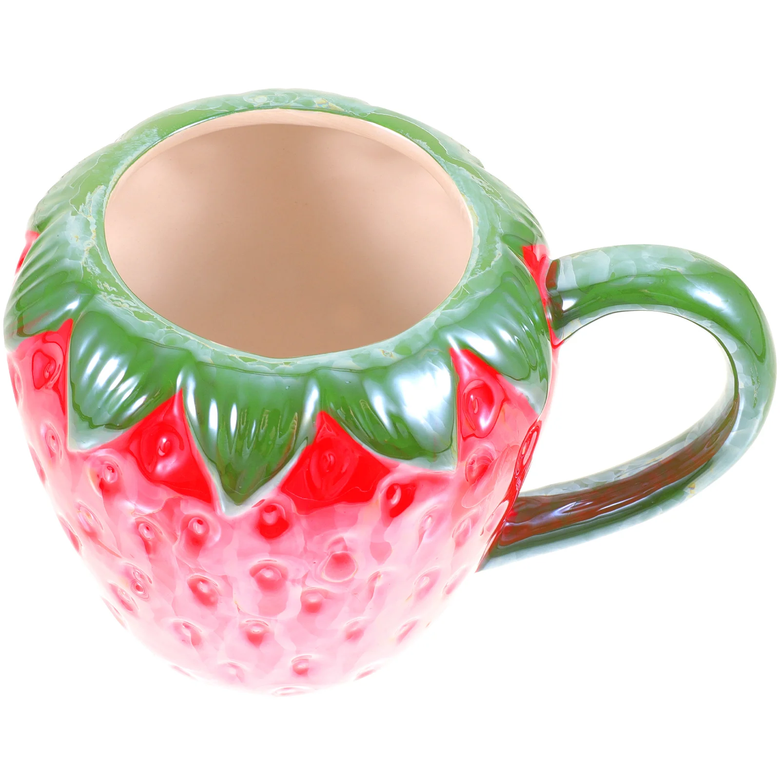 

Gift Cup Drinking Glasses Lids Fruit Shaped Container Kitchen Bottle Multi Use Ceramics Water Child Mug Breakfast