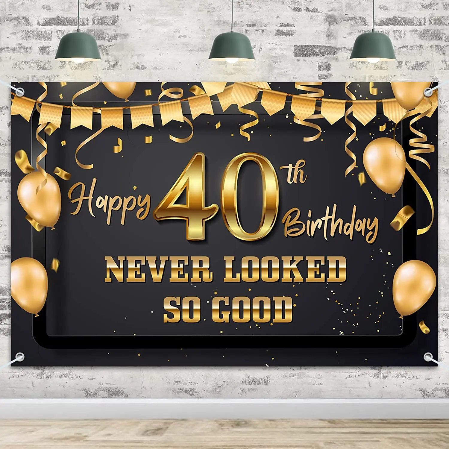 

Никогда не смотрелся так хорошо, баннер для мужчин, женщин, мужчин, фон, черный, золотой цвет, аксессуары для мужчин, женщин, мужчин