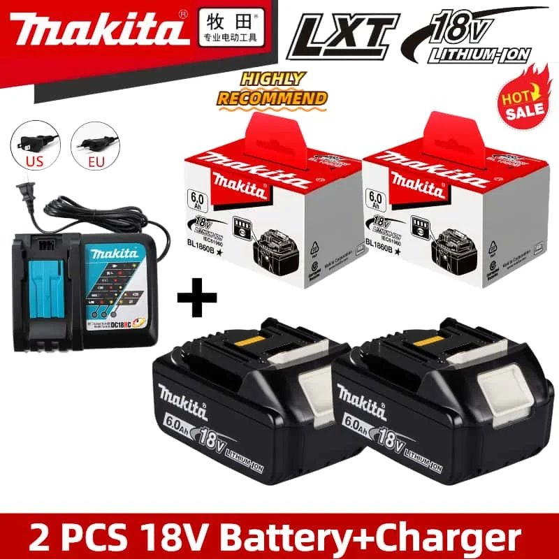 Оригинальный литий-ионный аккумулятор Makita 18В 6.0 Ач