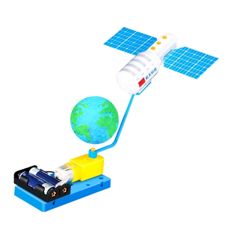 

DIY Satellite Toy for Toddler Wood Satellite Toy Hand on Space Satellite Model L21D