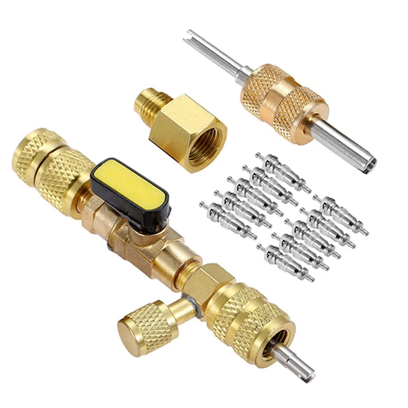 Инструмент для снятия сердечника клапана 5X R410A R22 монтажный инструмент двойного