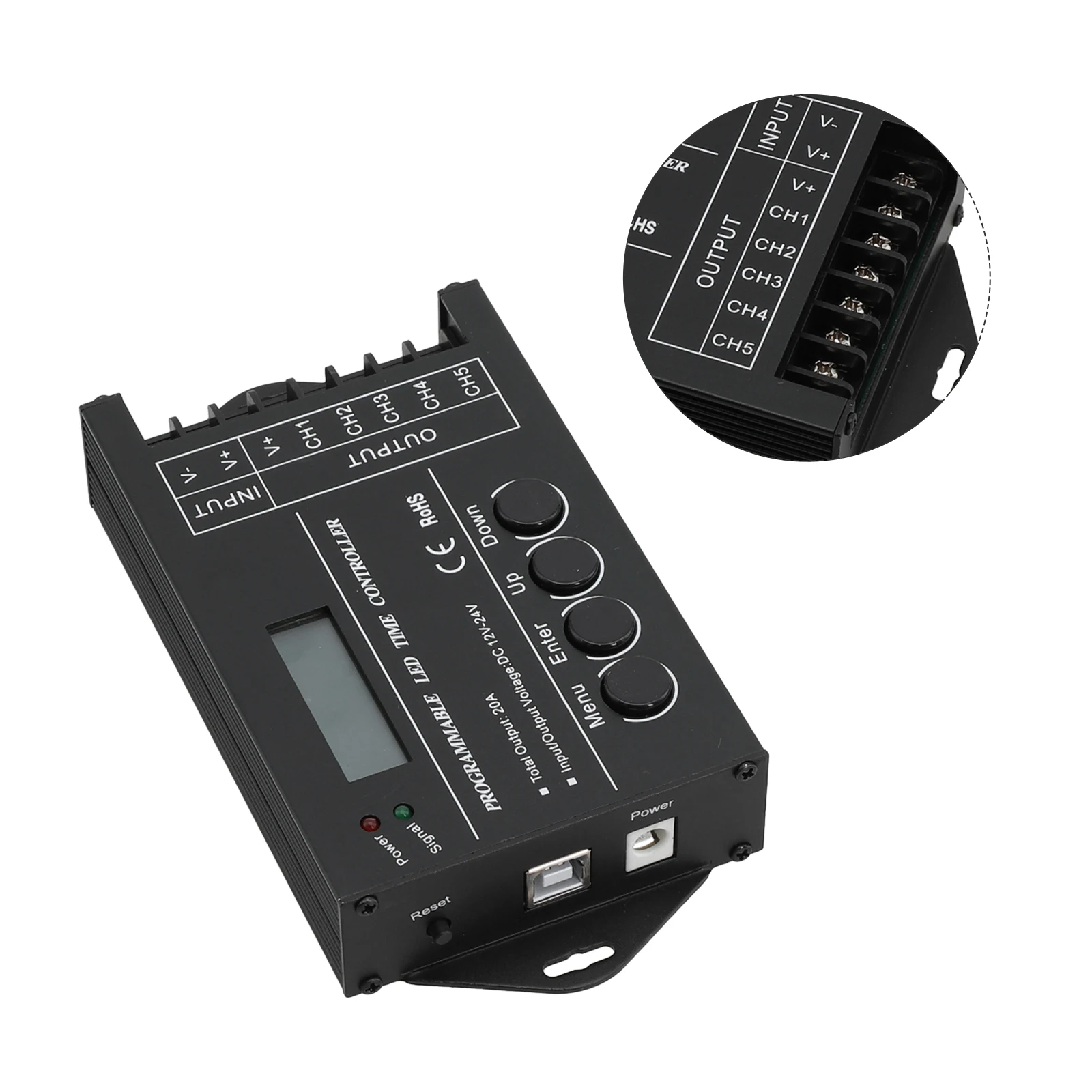 Программируемый в течение времени RGB проекционный контроллер дисплея TC420 5