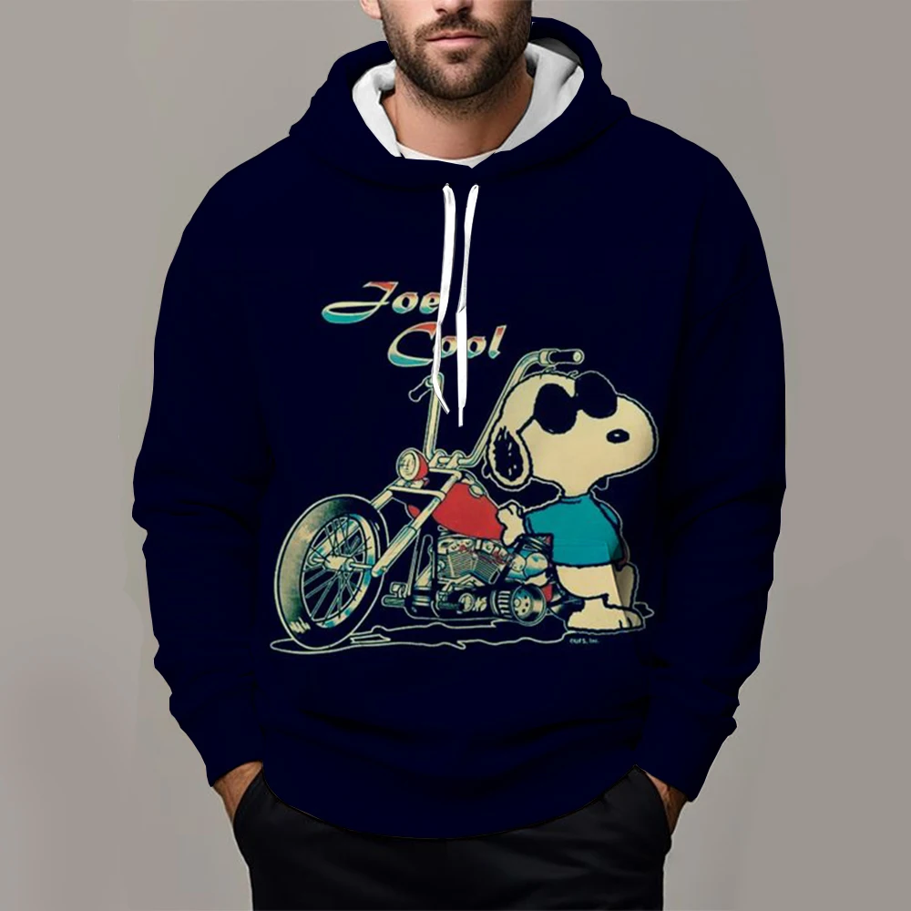 Толстовки со снупи толстовки с капюшоном для отдыха мужская и женская одежда