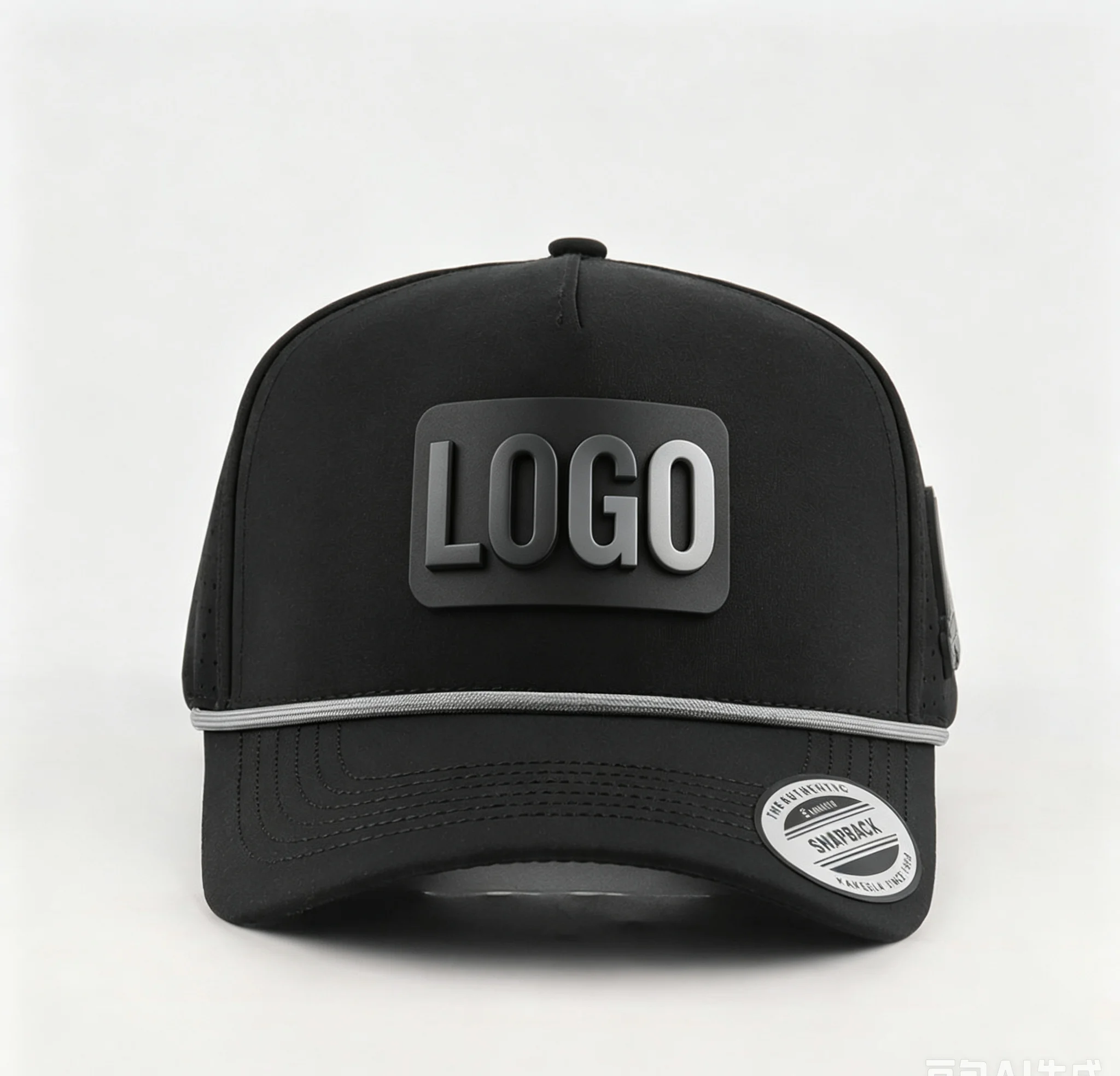 Фото Бейсболка Custom 5 Panel Golf Hat с логотипом из ПВХ-резины, специальная серия, высококачественная, водонепроницаемая, производство США. №2
