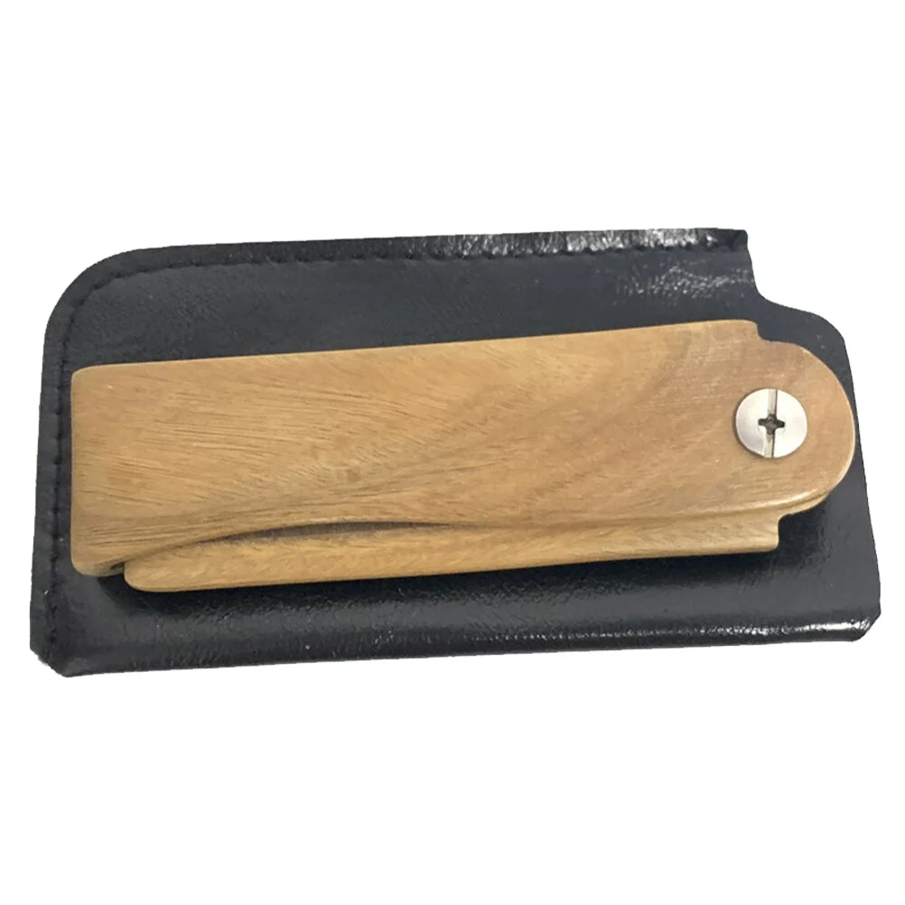 

Box Wood Beard Comb Supply Pocket Combs Men Foldable Folding Household Hair Man