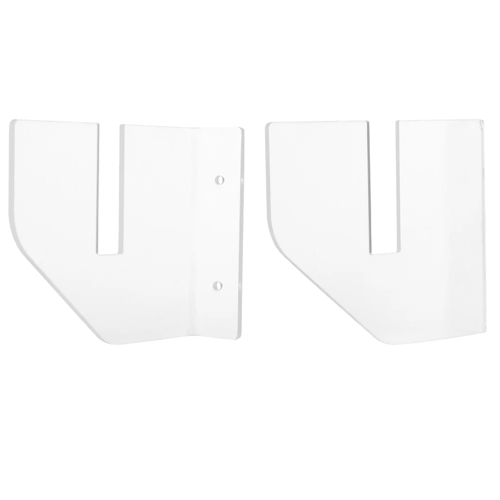 

1 Set of Wall-mounted Skateboard Holder Transparent Skateboard Stand Household Skis Shelf