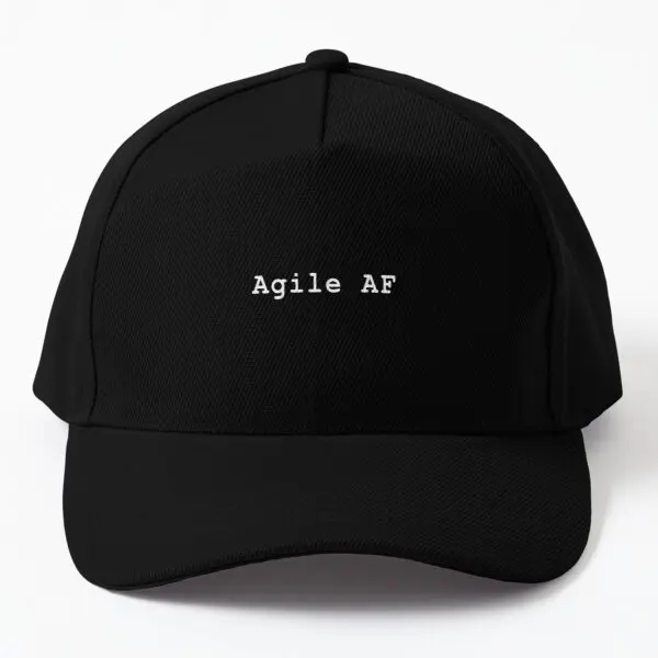 

Witty Agile Af Scrum Project Management Baseball Cap Hat Czapka Black Boys Solid Color Sun Women Spring Printed Casual