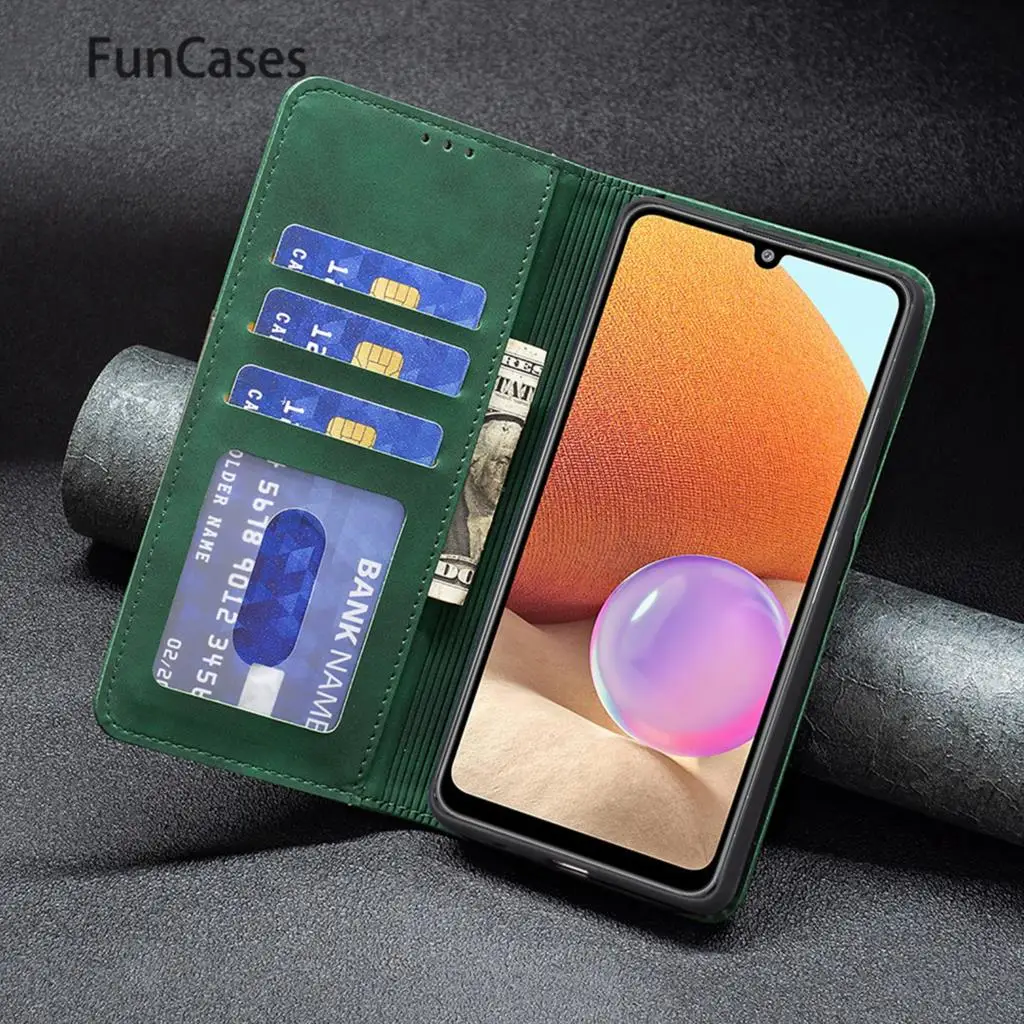 Линейные Чехлы для мобильных телефонов Samsung A32 4G чехол-книжка телефона Galaxy estuche S22