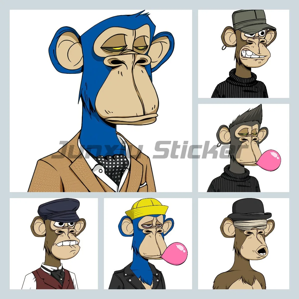 

Скучающая яхта Клубная наклейка наклейки на мотоцикл автомобиль наклейка аниме фотоукрашение