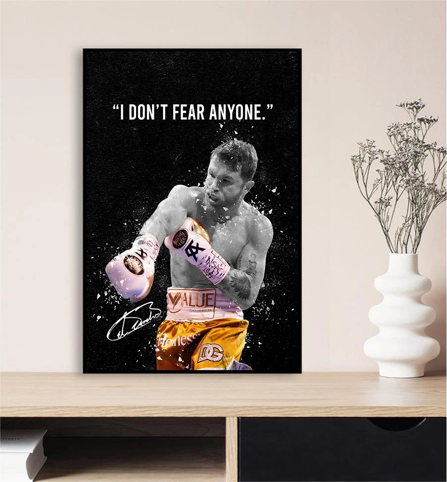 Мотивирующие цитаты легенда боксеры звезда Майк Тайсон постер холст картины