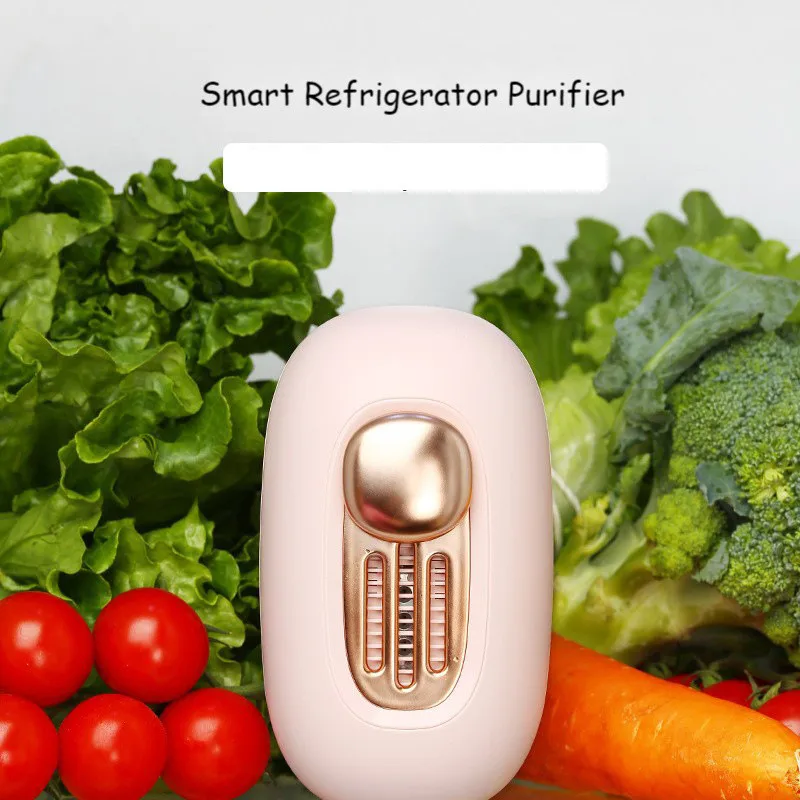 

Portable Refrigerator Deodorizer,Ozone Anion Purification Odor Remove,Mini Food Shelf Life Extender,Wardrobe Pet deodorizer