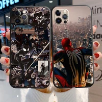 marvel phone cases for iphone 11 12 pro max 6s 7 8 plus xs max 12 13 mini x xr se 2020 coque back cover soft tpu