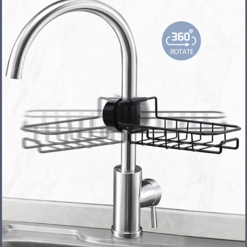 

Faucet Sponge Base Sink Sponge Rack Rust Proof Bathroom Bath Ball Dry Rack Storage Kitchen Bathroom Accessories