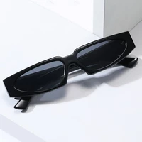 2022 new female sun glasses trendy cool eyewear shades glasses simple small frame sunglasses hip hop sports sunshade glasses