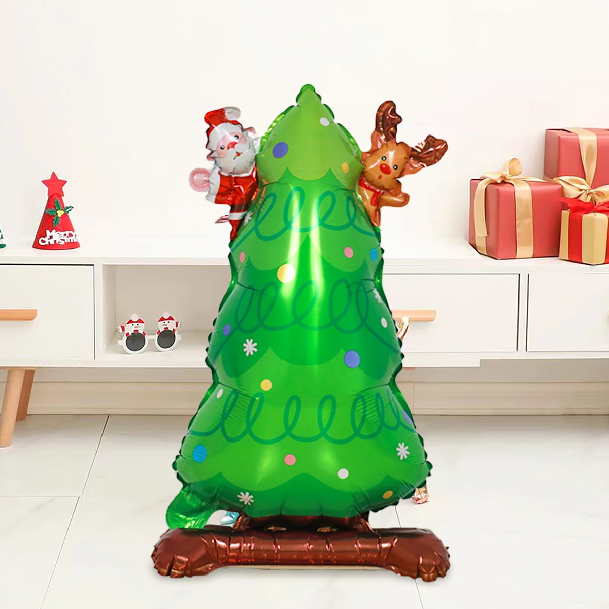 Рождественская Елка Воздушный Шар Из Алюминиевой Фольги Праздничный Реквизит