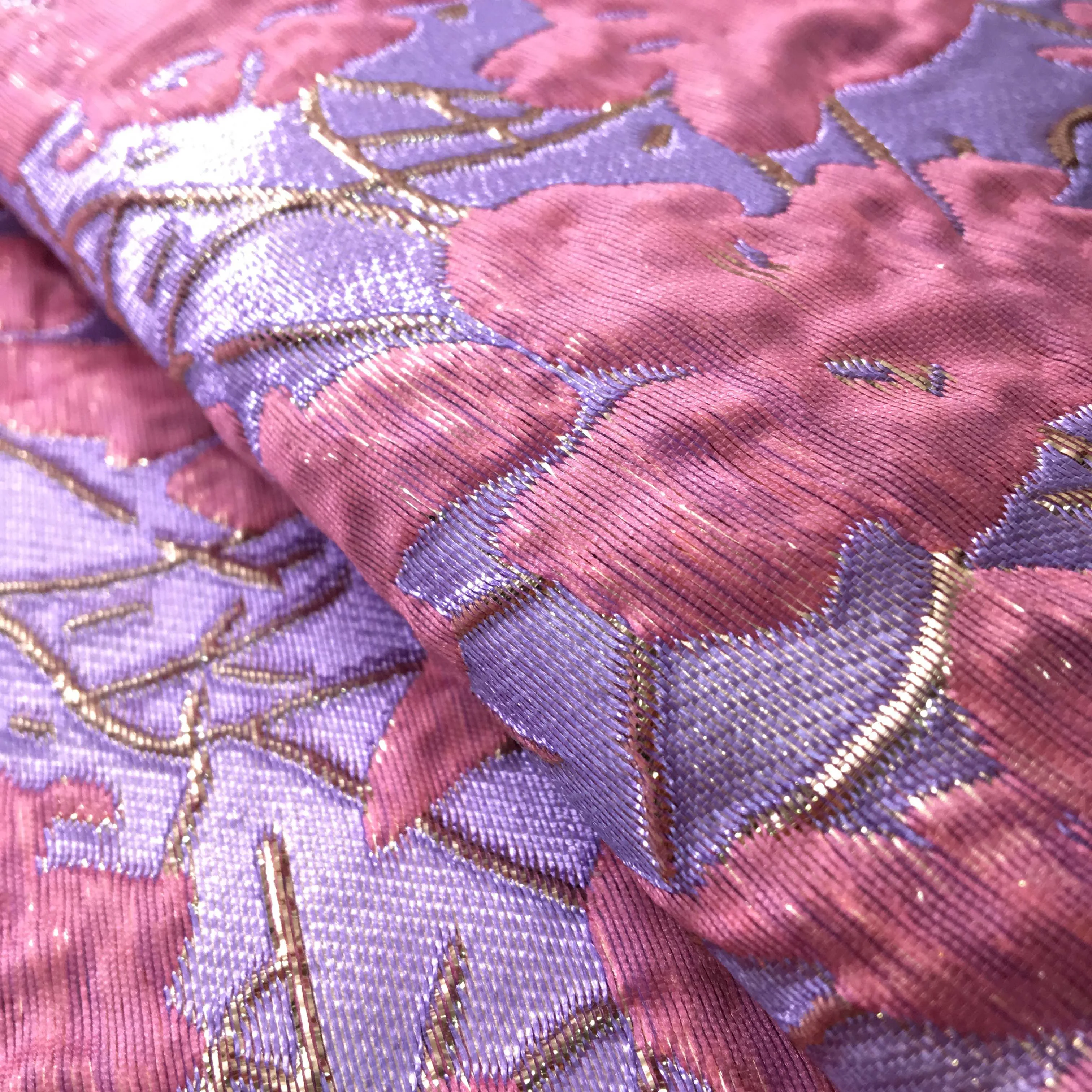 Африканский Жаккардовый Парчовый Ткань С Золотой Вышивкой Высокое Качество