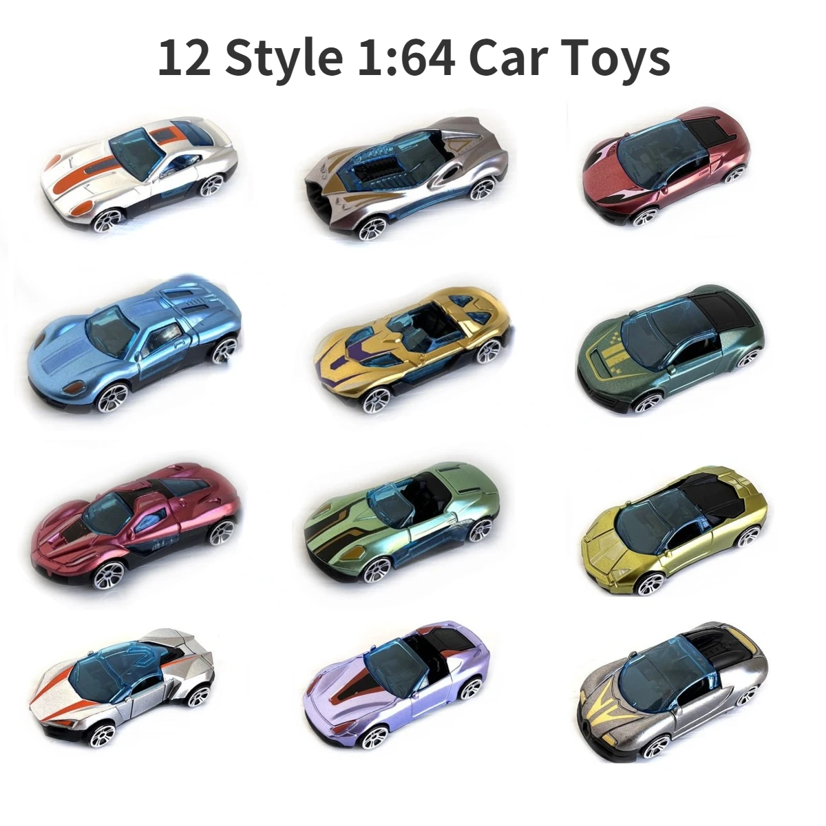 

12pcs 1/64 Kids Mini Car Model Collection Ornament Plastic Diecast Cute Funny Baby Toys Car for Boys Children Free Shipping