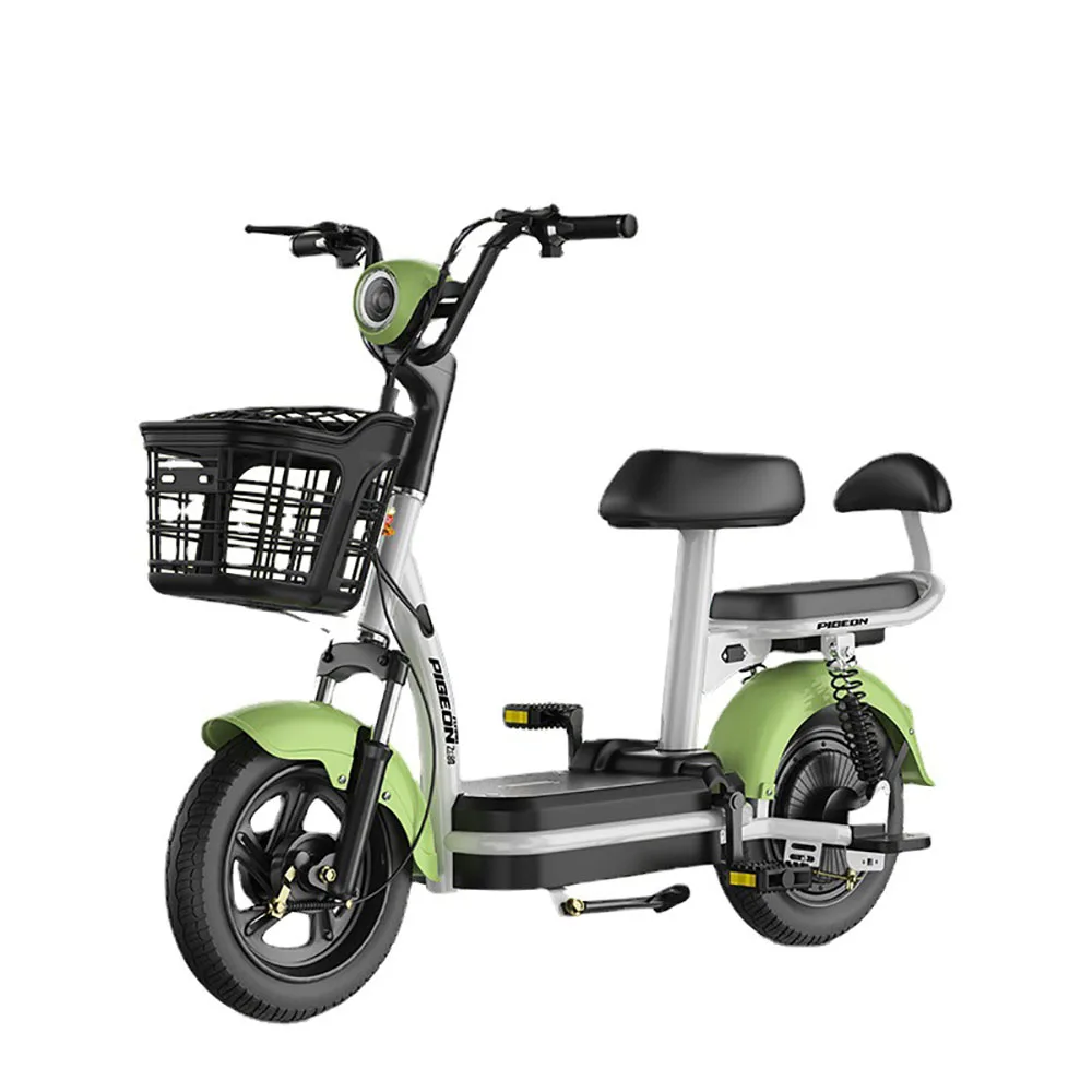 

High Carbon Steel Electric Bicycle 14 Inch Electric Bike Large Capacity Lithium Battery Available In A Variety Of Colors