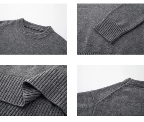 53% смешанная шерсть, женский вязаный свитер с круглым вырезом и длинными рукавами, свободные пуловеры, одежда, топы для женщин, свитер Pull Femme