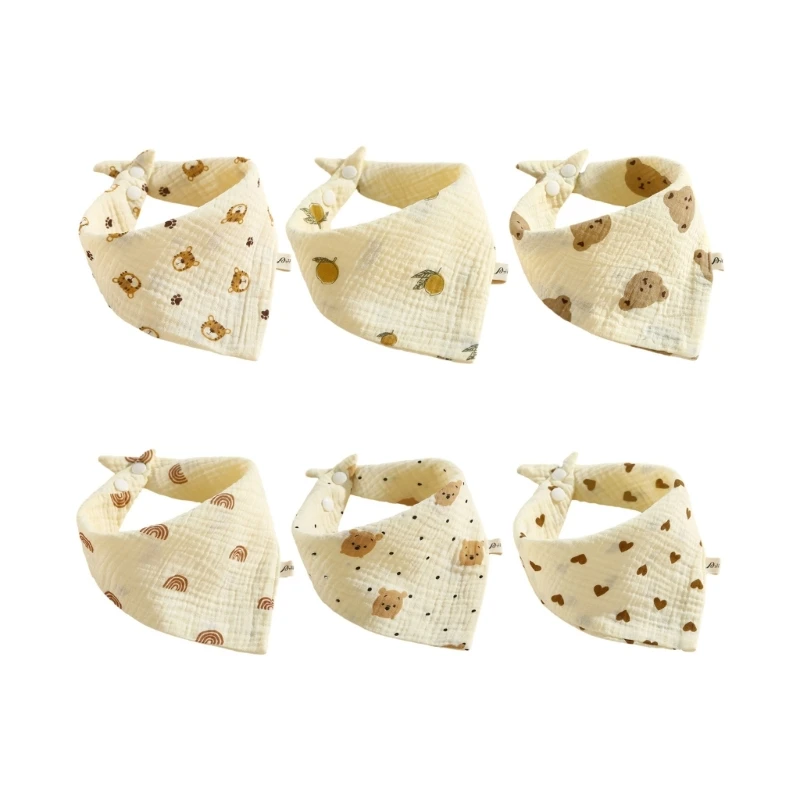 

Baby Bibs with Multi-pattern Baby Bandana Drool Bibs Cotton for Unisex Boys Girl