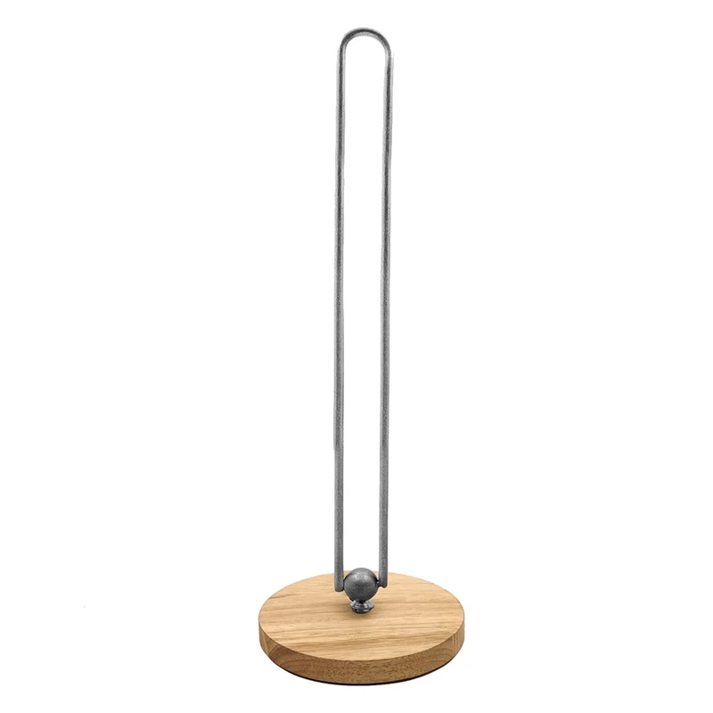 

Paper Towel Holder, Wood Paper Towel Holder Countertop With Steady Base Fits Standard & Jumbo Rolls,Kitchen Bathroom