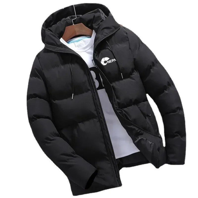 

Уличная осенне-зимняя мужская короткая куртка NEPA, теплая легкая пуховая куртка, мужские теплые толстые парки с воротником-стойкой