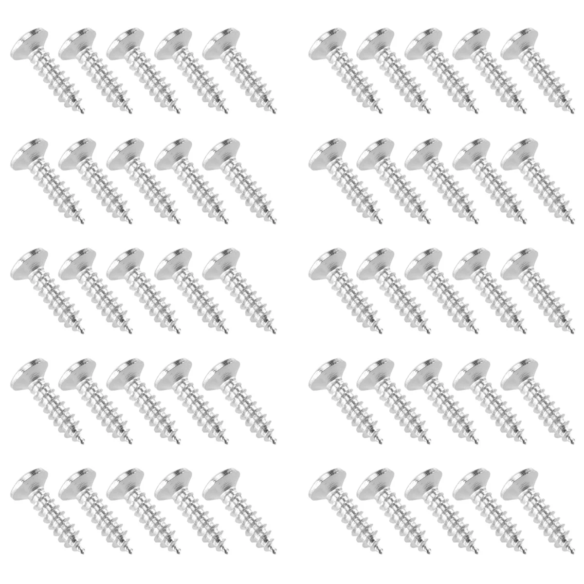 Винты 50 шт. для бас-гитары серебристые защиты от царапин