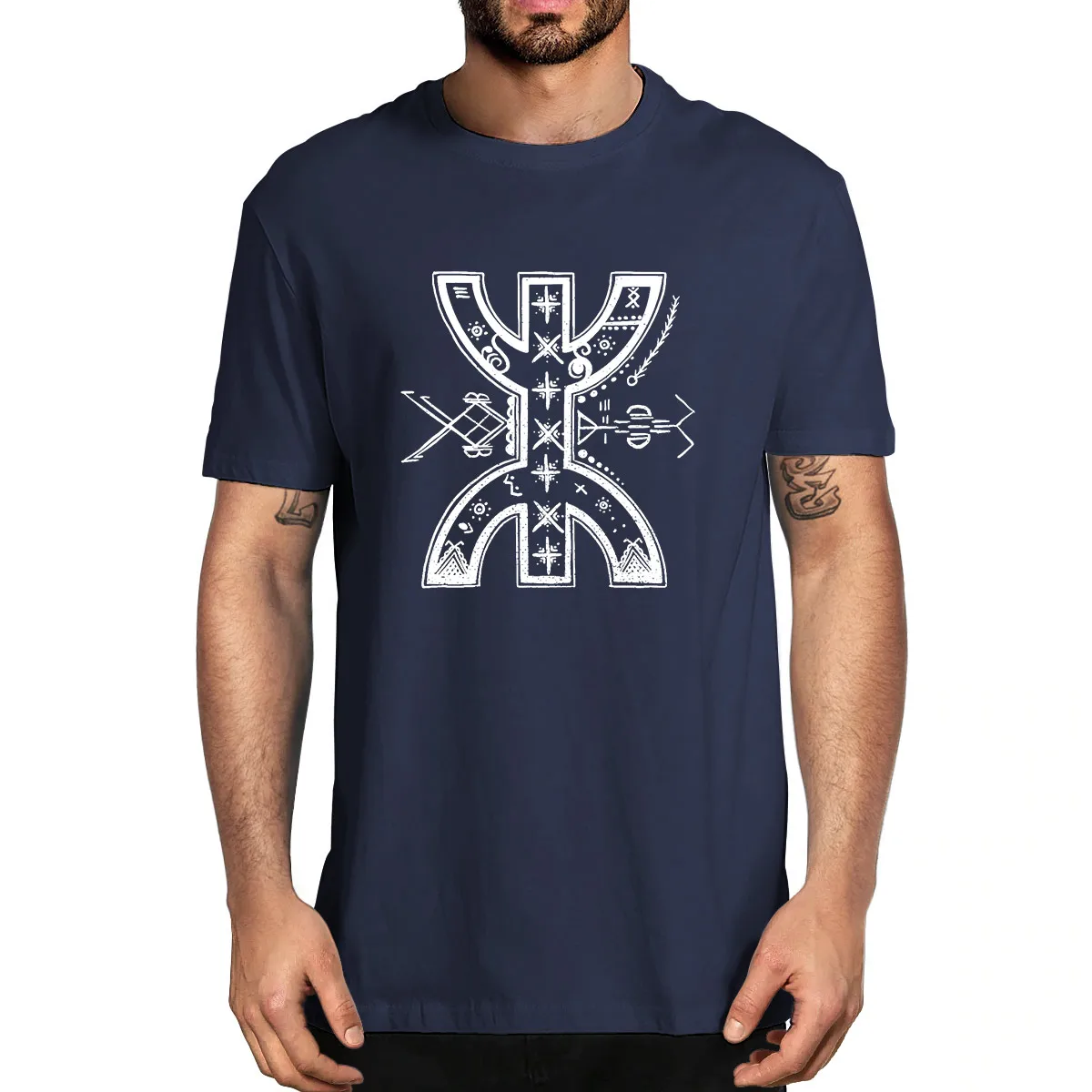 

Berbere Amazigh Kabyle Graphic 100% Cotton Summer Men's Novelty Oversized T-Shirt Women Casual Streetwear EU Size Soft Tee