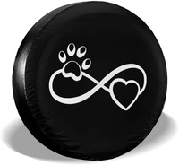 paw love cats dogs animals spare tire cover waterproof dust proof uv sun wheel tire cover fit