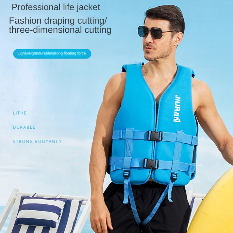 

Outdoor Water Sports Rafting Neoprene Life Jacket for Children and Adult Swimming Snorkeling Wear Fishing Kayaking Boating Suit