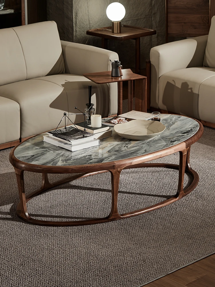 Минималистичный кофейный столик из черного ореха Северной Америки 1 6 м