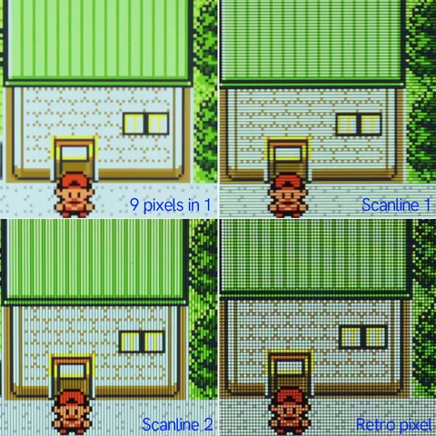 Drop In GBC 2,45 "IPS ЖК-дисплей, сменные комплекты модов, простая установка, экран сенсорного управления для Game boy, цветной GBC