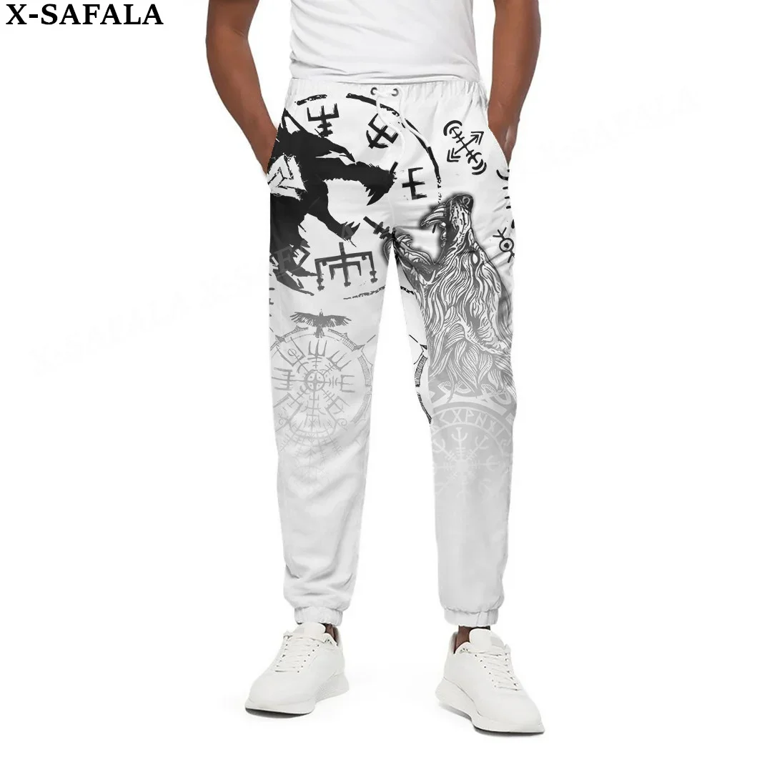 Скандинавская мифология вегвизир 3D принт брюки мужские спортивные повседневные
