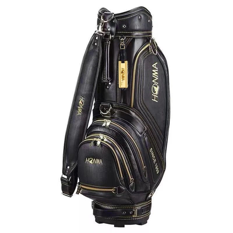 2022 New Golf bag Men HONMA PU Golf Standard Bag cart bag Waterproof Big Capacity Classic Golf Clubs bag Since 1959