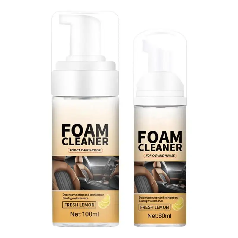 

Car Foam Cleaner Powerful High Quality Vehicle Interior Foam Cleaner Versatile Auto Foam Cleaning Solution Car Wash Accessories