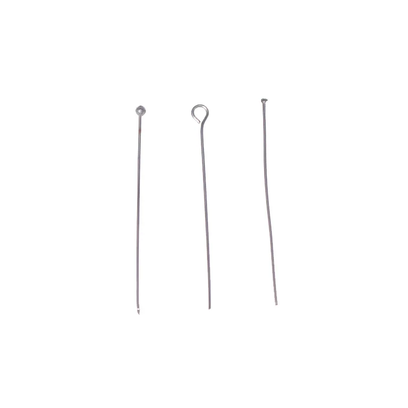 20Pcs 40mm Stainless Steel Heads Eye Flat Head Pin Ball Head Pins For Craft DIY Supplies Jewelry Making Findings Accessories