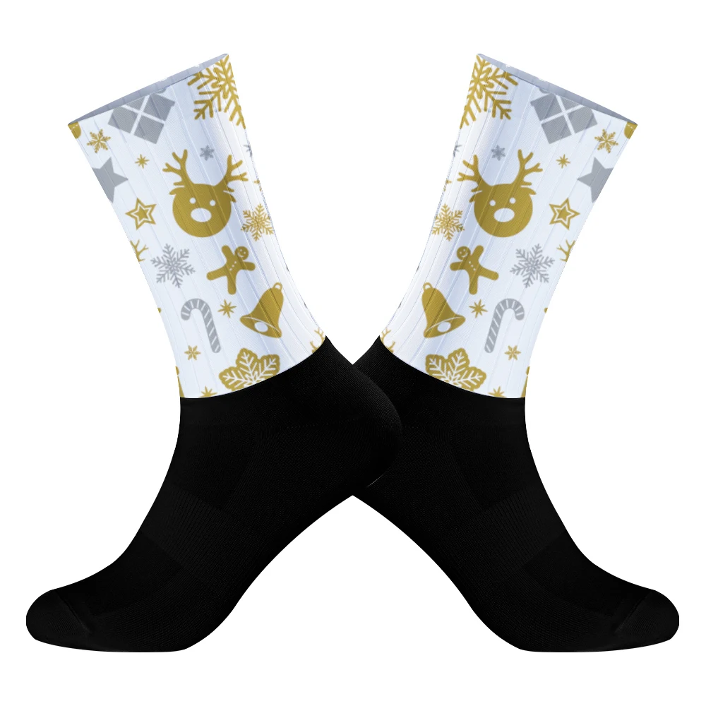 Нескользящие бесшовные силиконовые носки Pro Team дышащие новинка 2024 летние