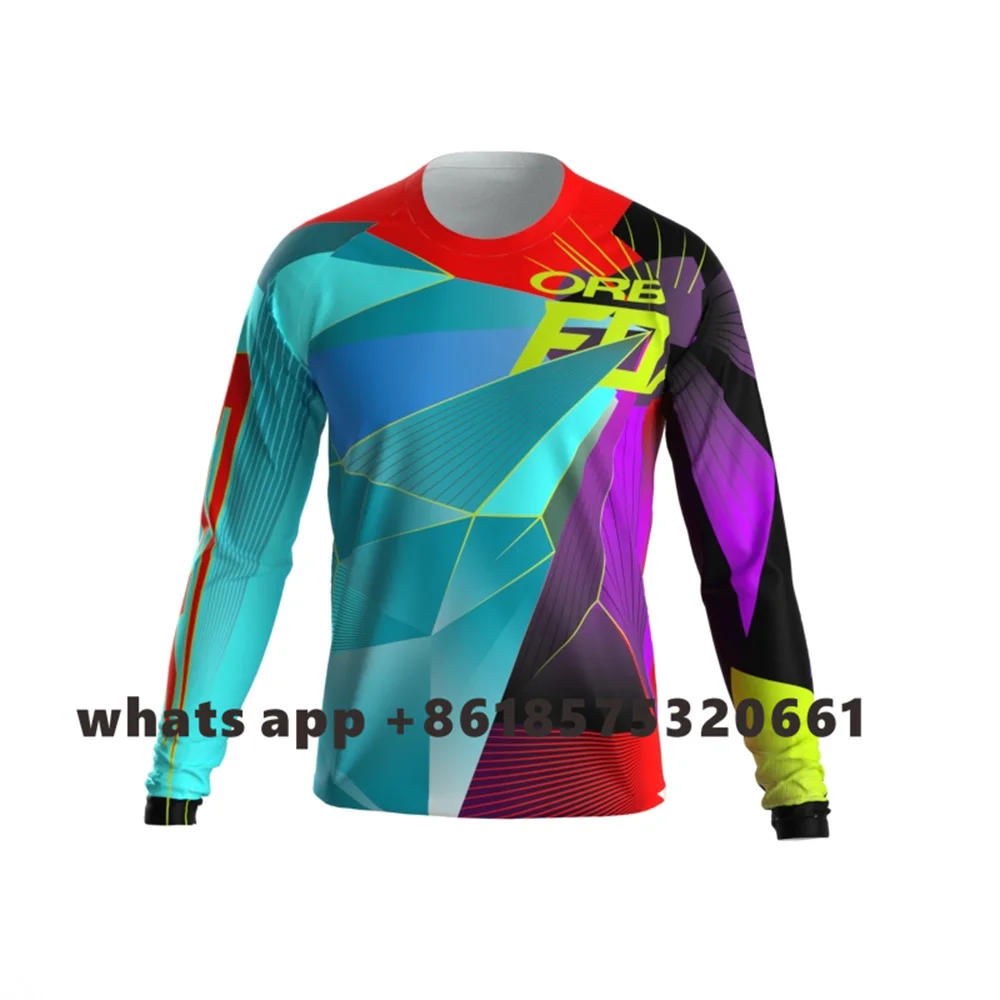 

Orbea Fox Bicycle Jersey Ropa Enduro MTB New Long Sleeve Cycling Downhill T-shirt Bmx Motocross Mx Mountain Bike Quick Dry Shirt
