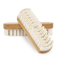 1 pc sided cleaning brush rubber set fit for suede nubuck shoes steel with plastic rubber boot cleaner home accessories