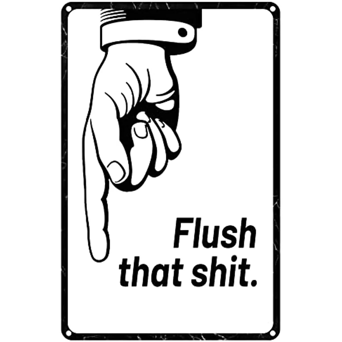 

Забавный жестяной знак для ванной комнаты