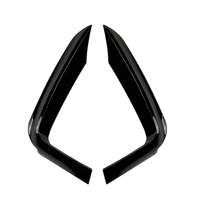 Передняя верхняя накладка автомобиля сплиттер спойлер крышка противотуманных