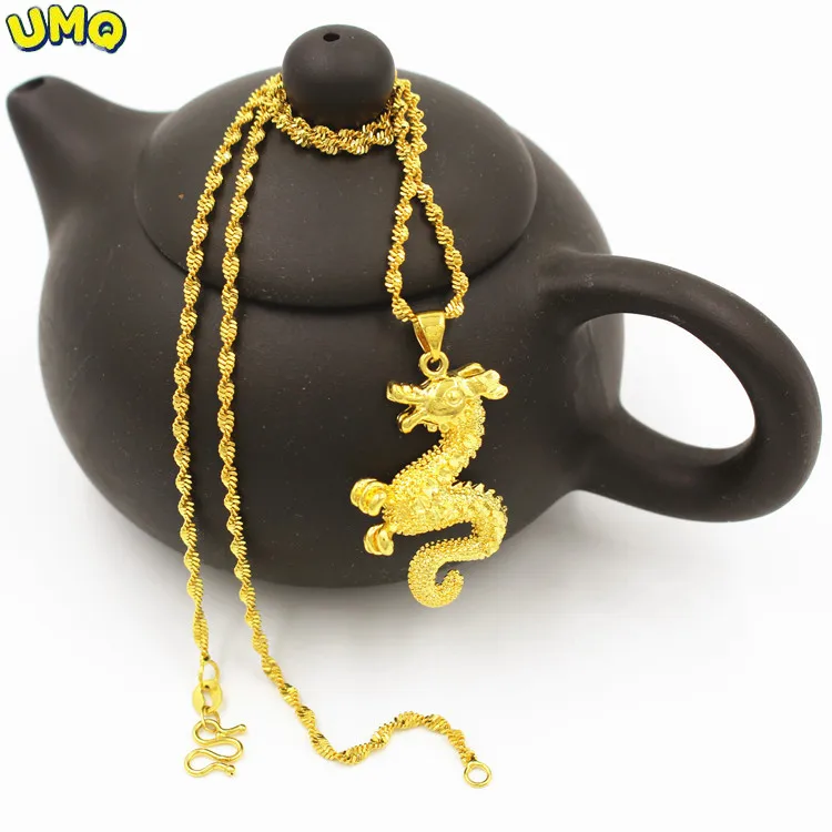 

Европейская валюта, модное женское ожерелье из чистого 24-каратного золота, аксессуары для женщин, ювелирные изделия желтого цвета 18 карат