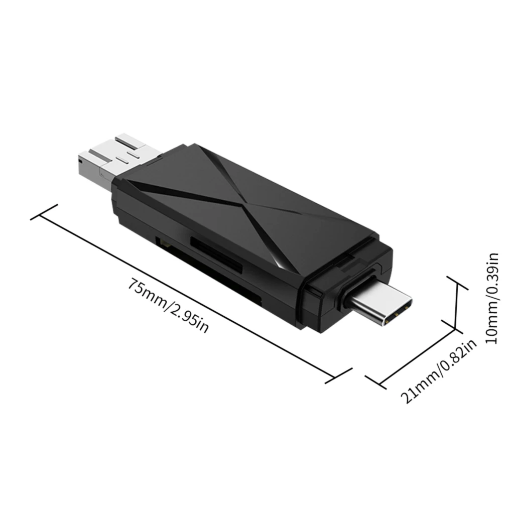 

Телефон SD TF Reader USB 2,0 быстрая передача данных Type-c адаптер для чтения карт OTG аксессуары для телефона