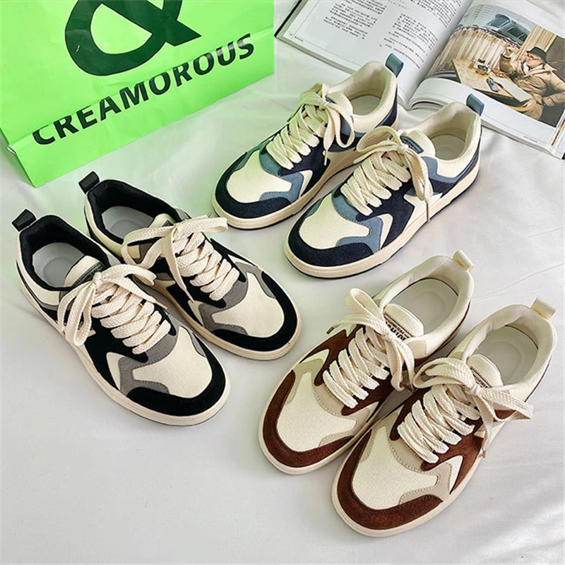 Men Casual Shoes Fashion Design Sneakers Spring  Autumn Sneakers Casual All-match Flat Men Shoes Women Flat Shoes Couple Shoes