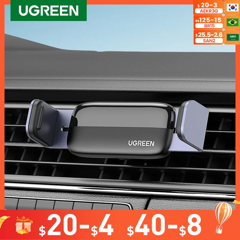 Ugreen Car Phone Holder Mobile Phone Support For iPhone 13 12 Pro Max Xiaomi Huawei Mount In Car for Cell Phone Car Holder Stand