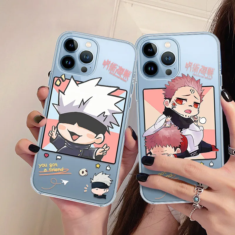 

Jujutsu Kaisen Coque For IPhone 14 13 12 Pro Max Soft Case For IPhone 11Pro 7 8 Plus Min XS X XR SE 2020 2022 Protection Fundas